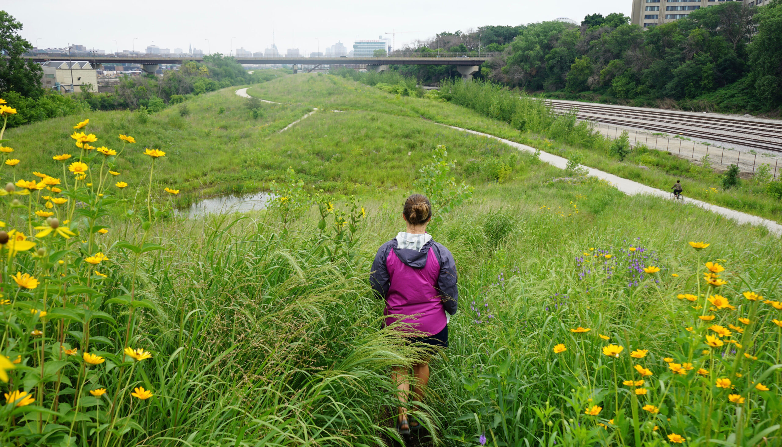 Menomonee Valley Three Bridges Park, Milwaukee, WI